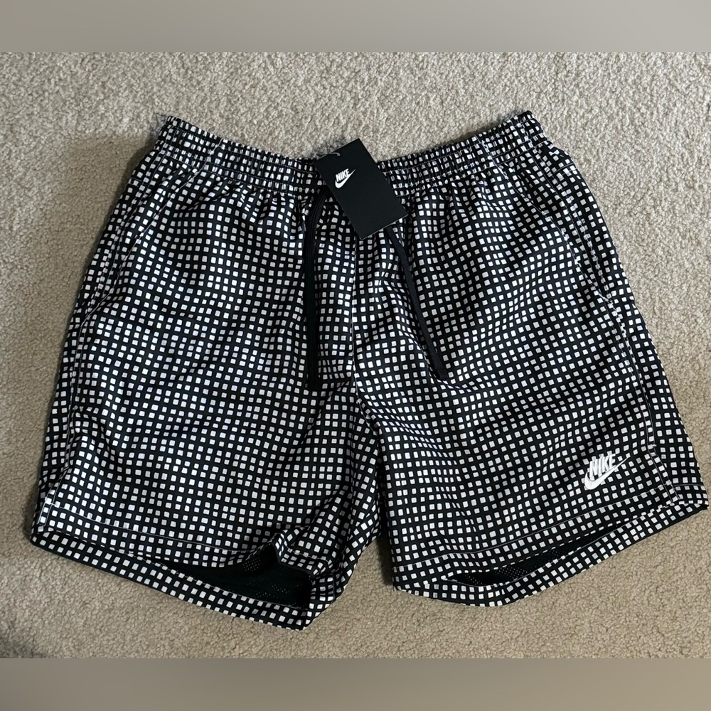 Nike Black and White Athletic Shorts
